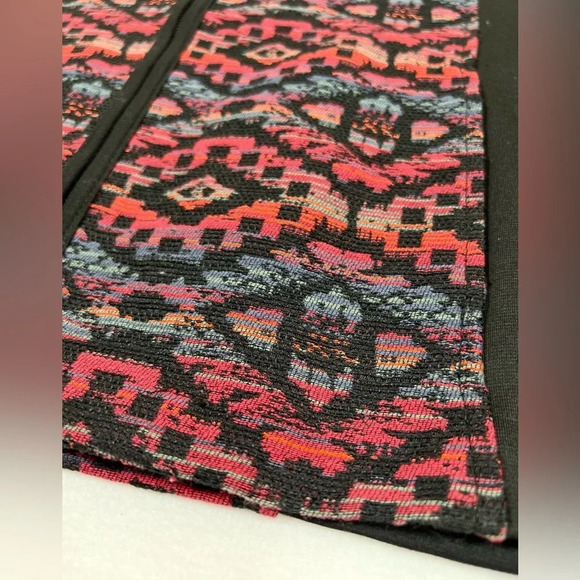 VIOLET B PETITE Long Sleeve Full Zip Aztec Embroidered Geometric Sweater PXL - Picture 4 of 14